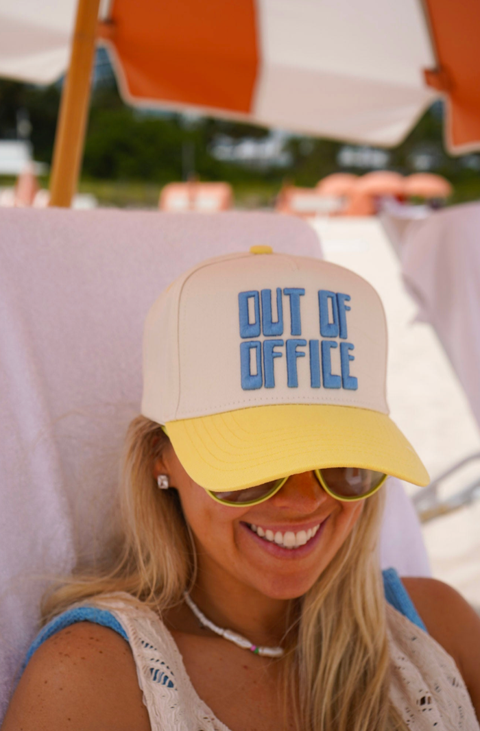 Out of Office - Butter Yellow Trucker Hat
