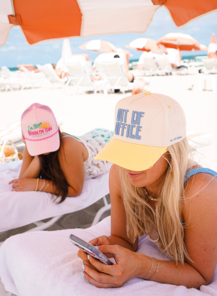 Out of Office - Butter Yellow Trucker Hat