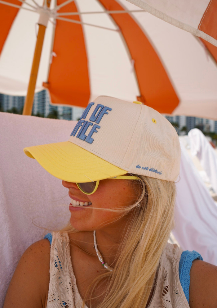 Out of Office - Butter Yellow Trucker Hat