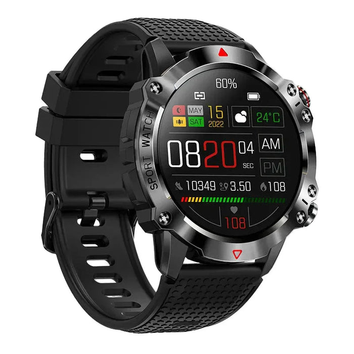 Outdoor Fitness Tracker With Bluetooth Call Notifications, Heart Rate Monitoring & Step Counting - Allen-Fitness