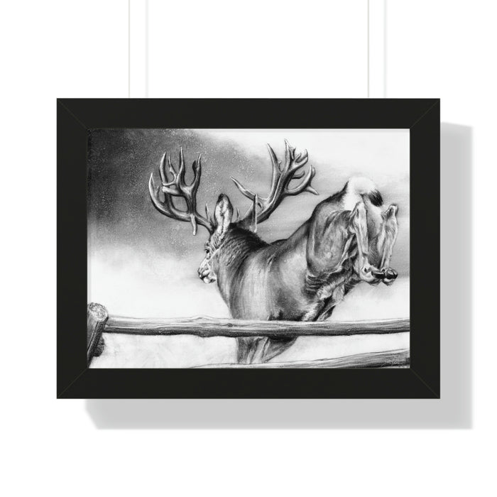 "Over and Out" Framed Paper Print