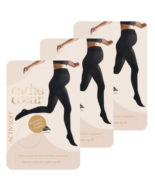 Pack of 3 maternity thights Activ'Soft