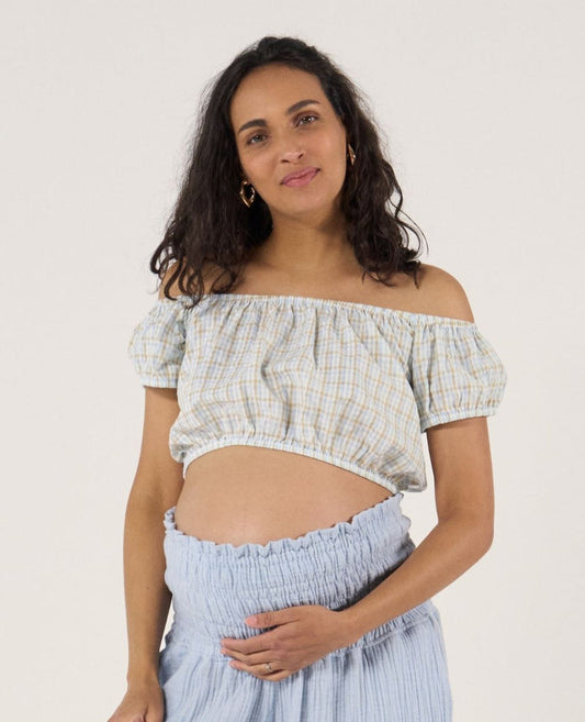 Paloma maternity crop top - Multicolor