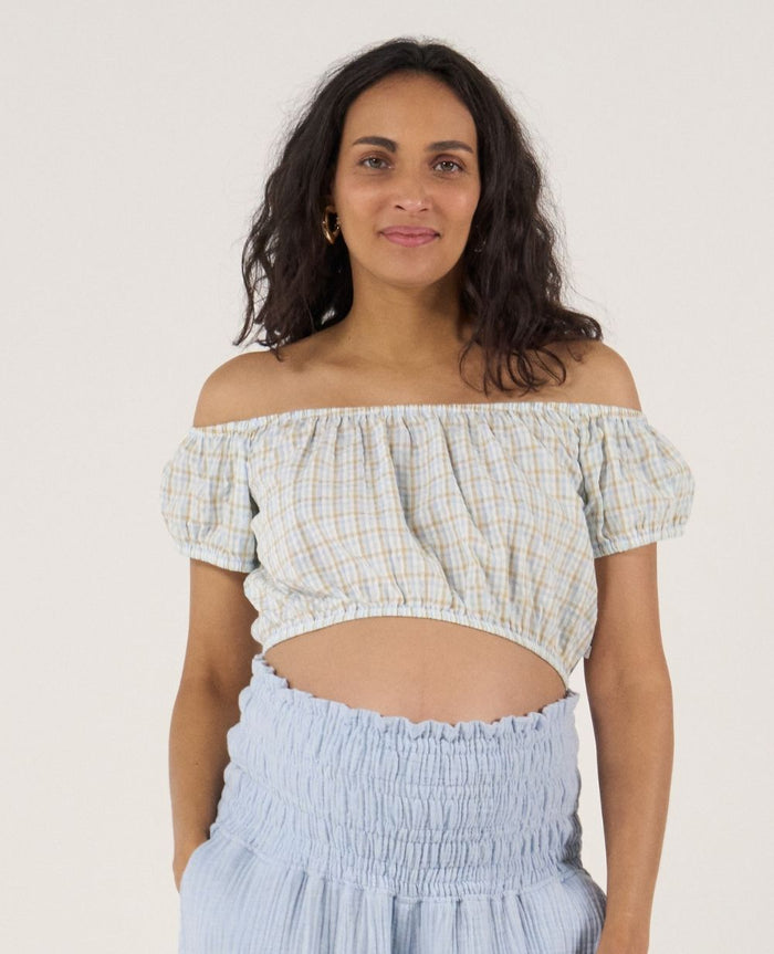Paloma maternity crop top - Multicolor