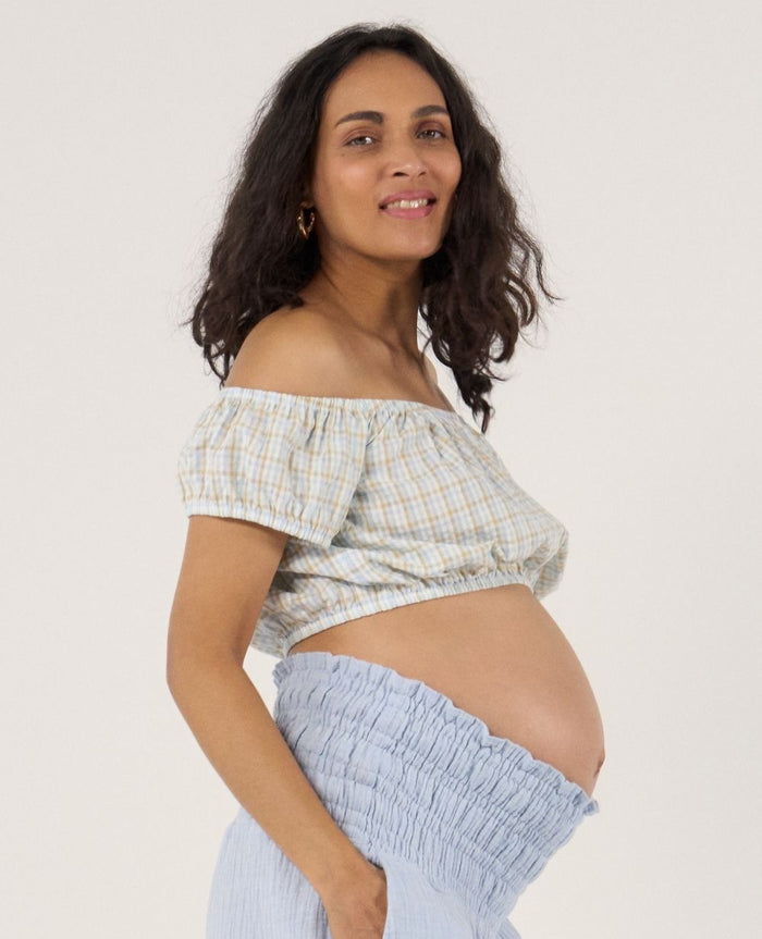 Paloma maternity crop top - Multicolor