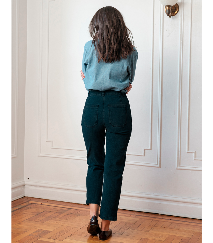 Loup - Parker Straight Leg Jeans - Dark Indigo -