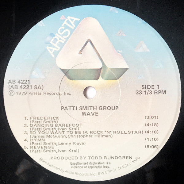 Patti Smith Group - Wave