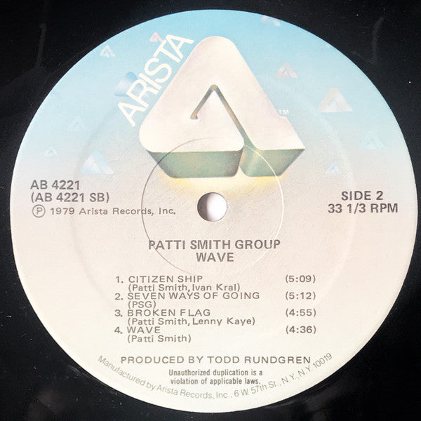 Patti Smith Group - Wave