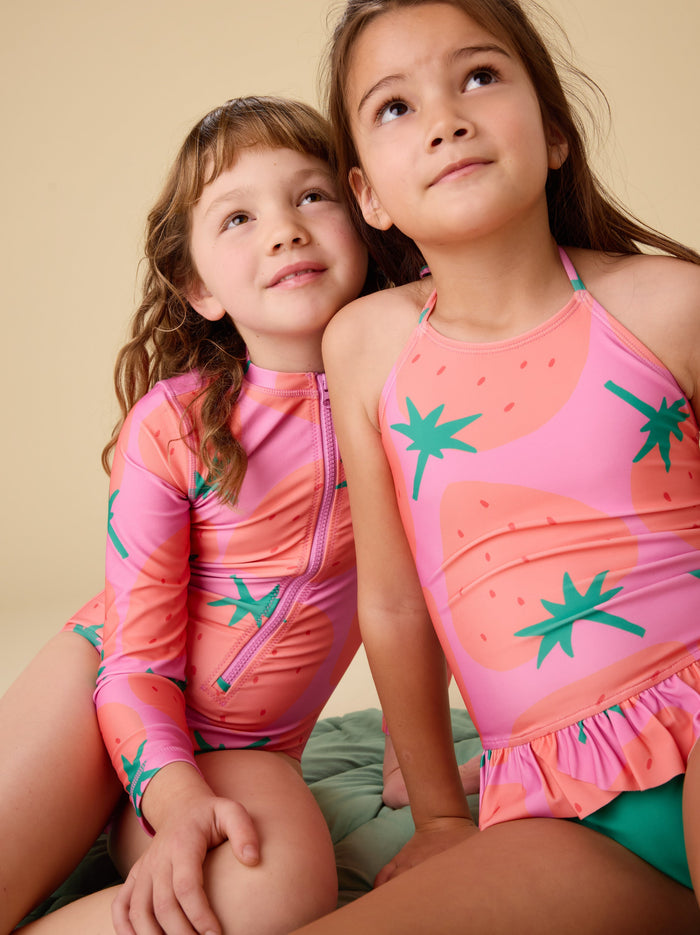 Peplum One-Piece Swimsuit