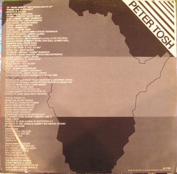 Peter Tosh - Mama Africa (1983 US Press)
