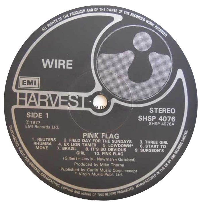 Pink Flag (1987, UK Press)
