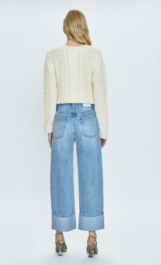 Pistola Ryder High Rise Cuffed Straight in Essex