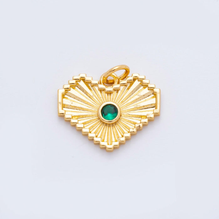 Pixelated Heart Charm
