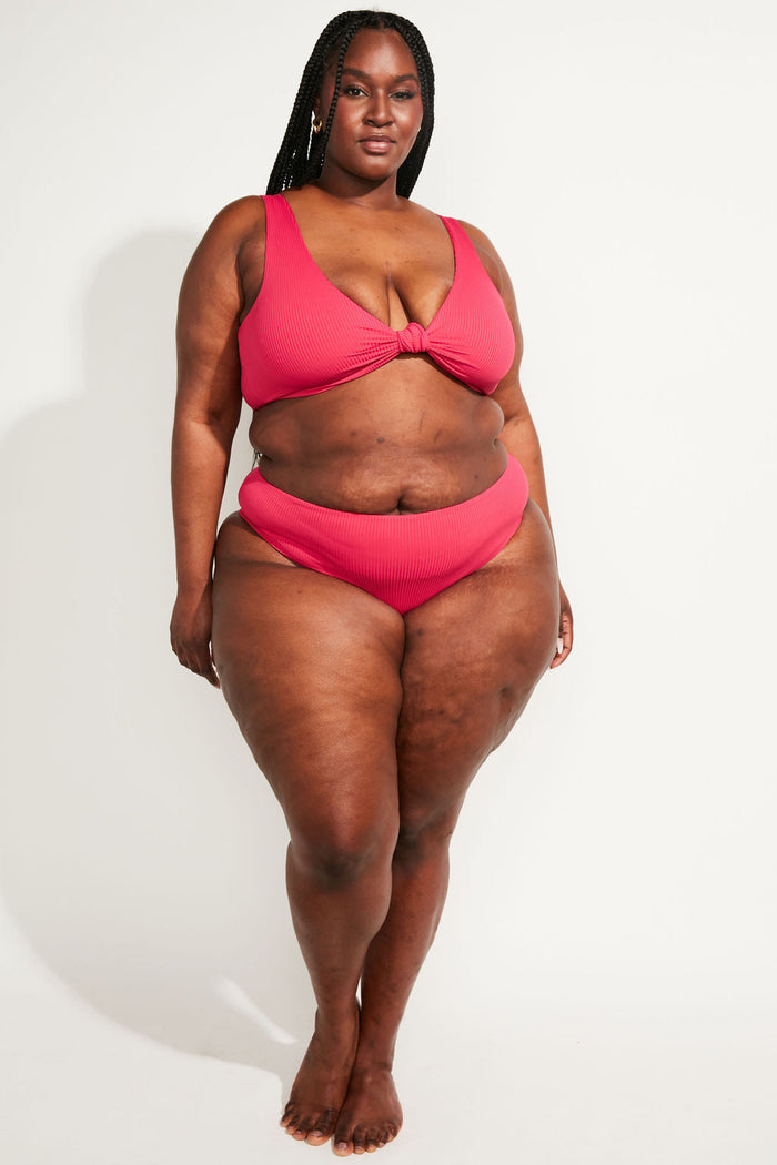 Nomads Swimwear - Playa Swim Top - Raspberry -