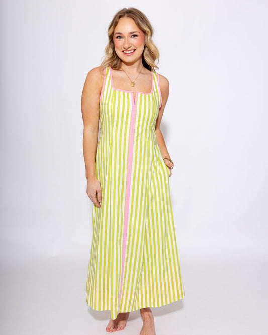 Playful Pop Midi Dress