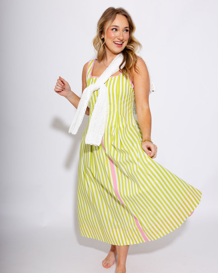 Playful Pop Midi Dress