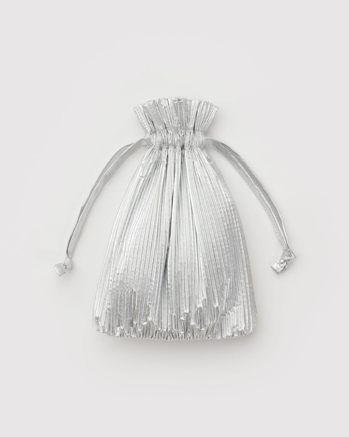 Baggu - Pleated Baggu - Chrome Metallic -