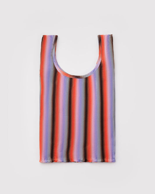 Baggu - Pleated Baggu - Gradient Stripe Poppy & Lilac -