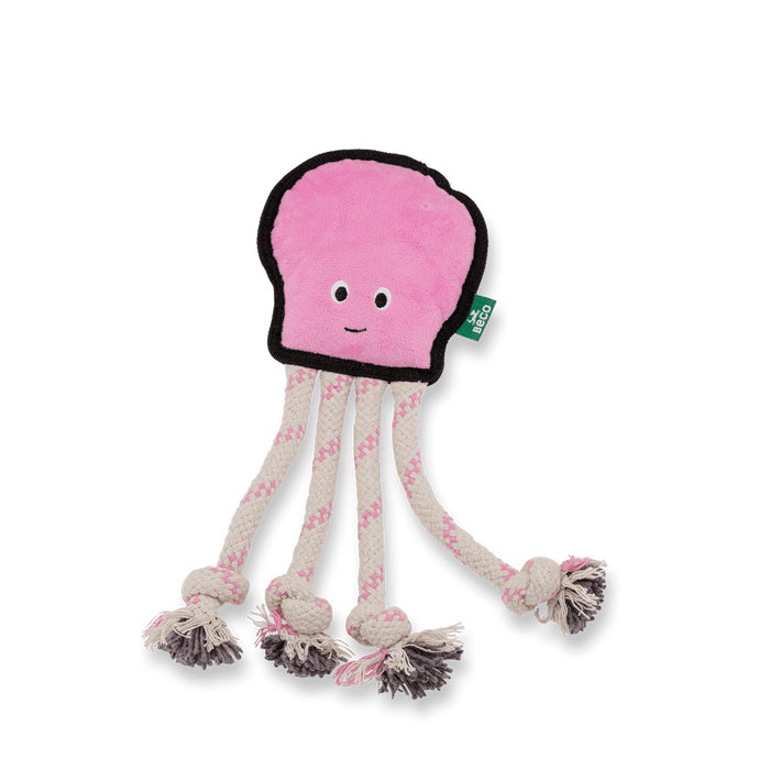 Plush Octopus Dog Toy