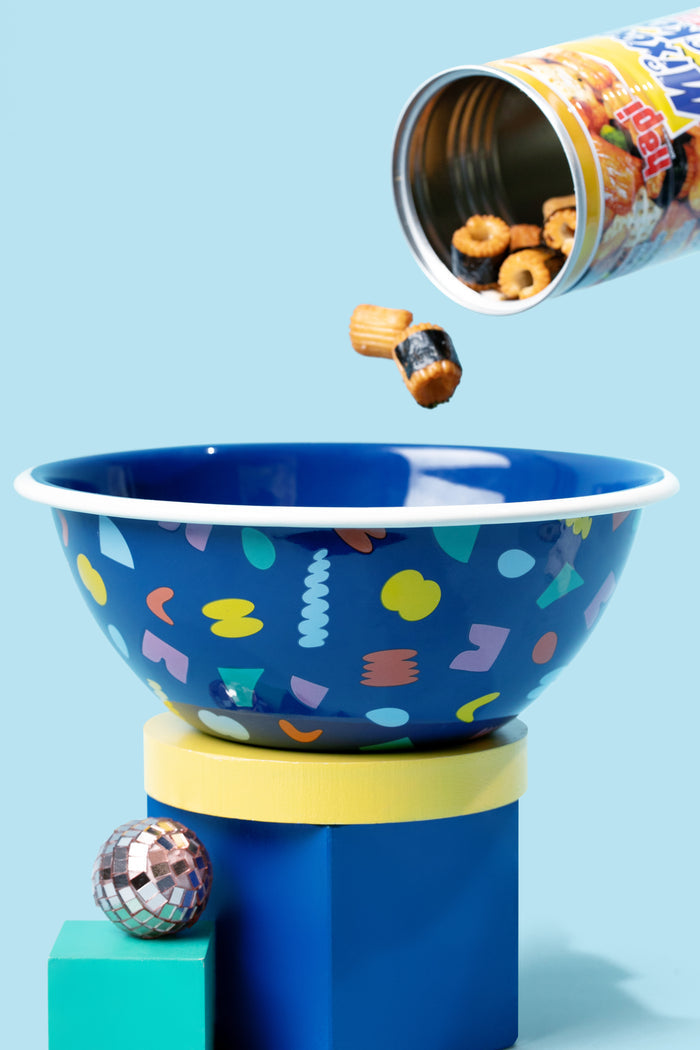 Crow Canyon Home - Poketo x CCH Elements Small Serving Bowl - Beige Rim -