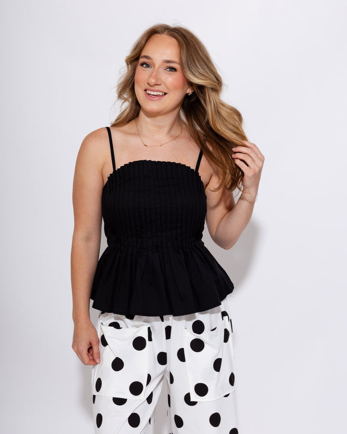 Polished & Pleated Top