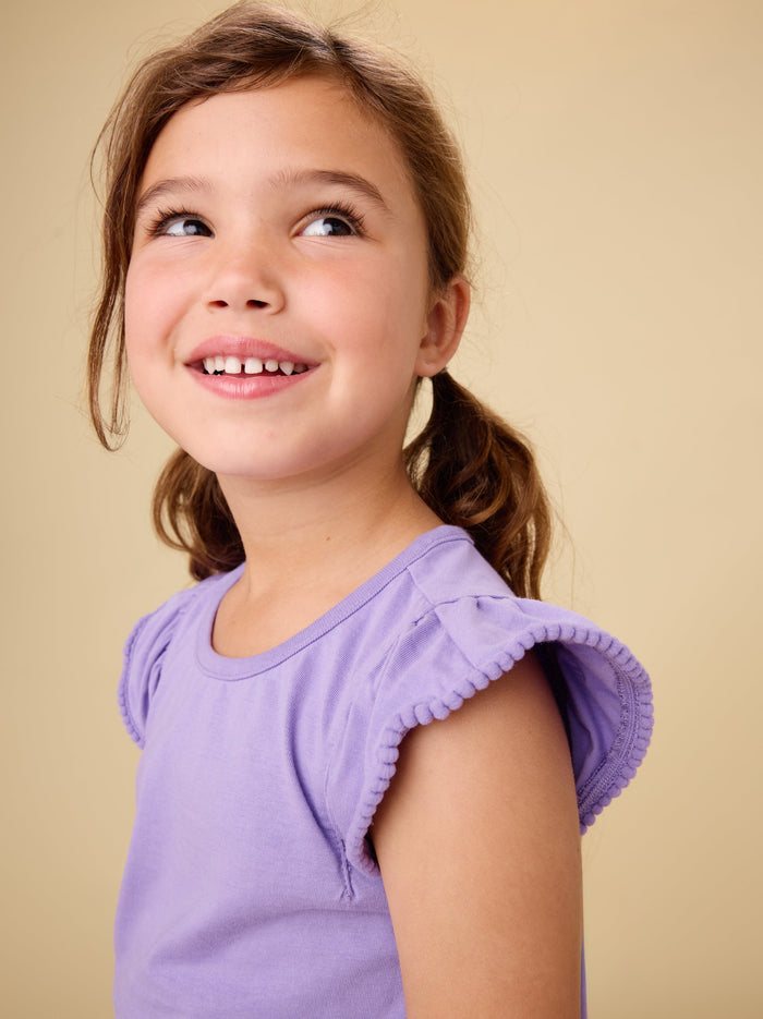 Pom-Pom Flutter Top