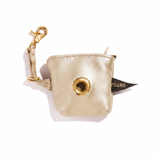 Found My Animal - Poop Bag Pouch - Gold -