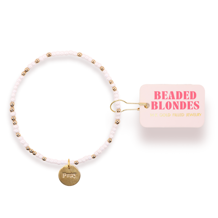 Pray Charm Bracelet on Color
