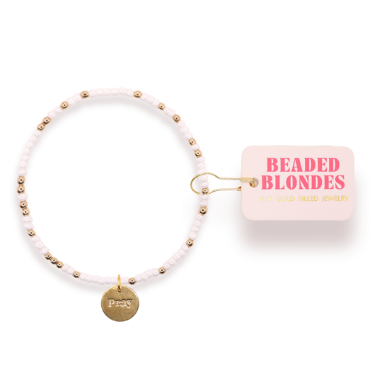 Pray Charm Bracelet on Color