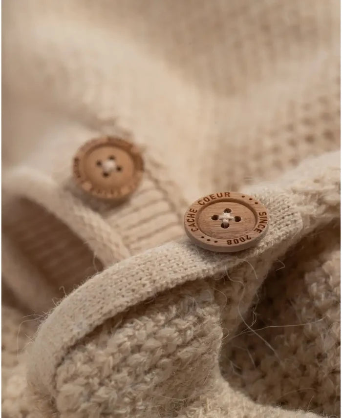 Pregnancy and nursing dress Honey beige - Robes