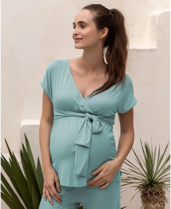 Pregnancy and nursing tunic Origin ocean - Pajamas