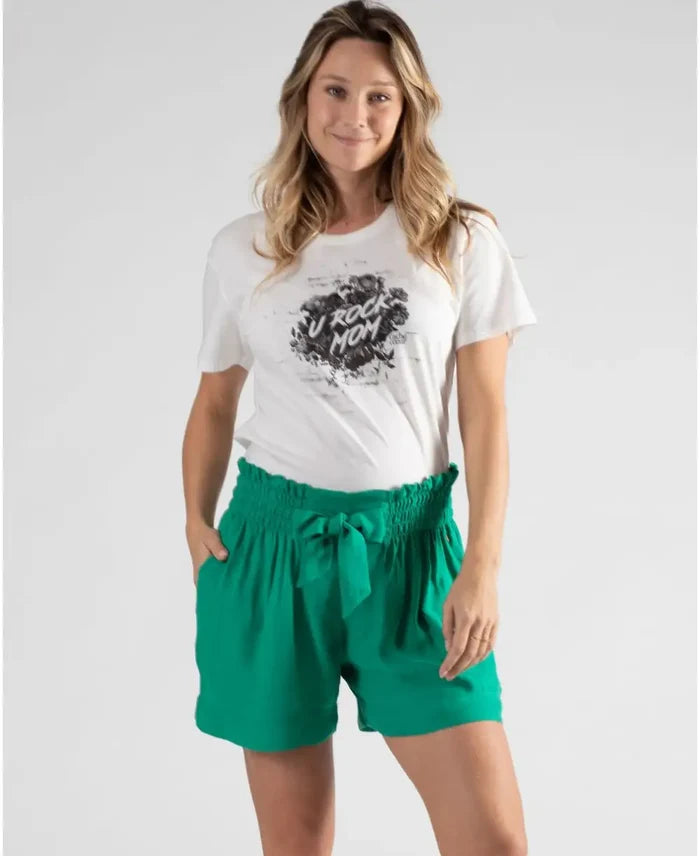 Pregnancy shorts Nubie green