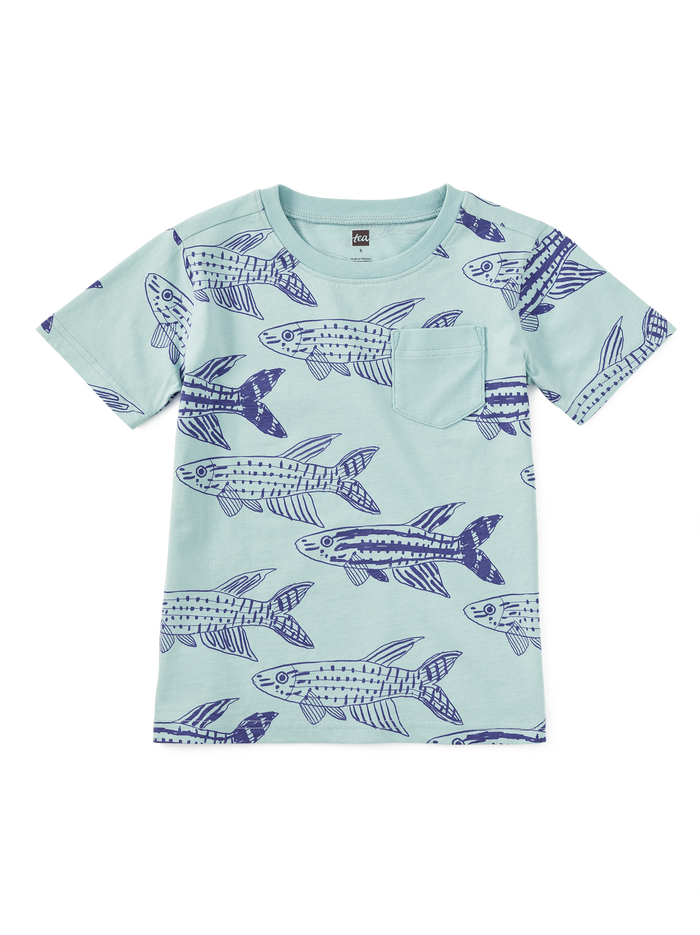 Printed Pocket Tee