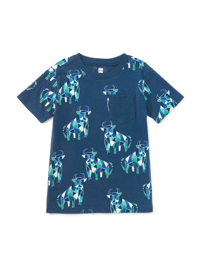 Printed Pocket Tee