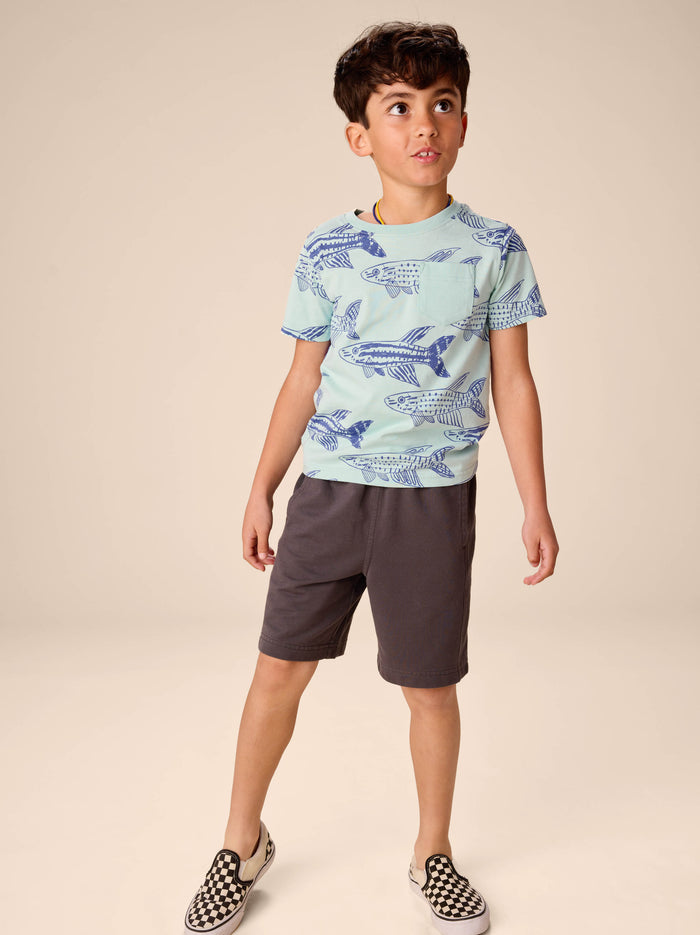 Printed Pocket Tee