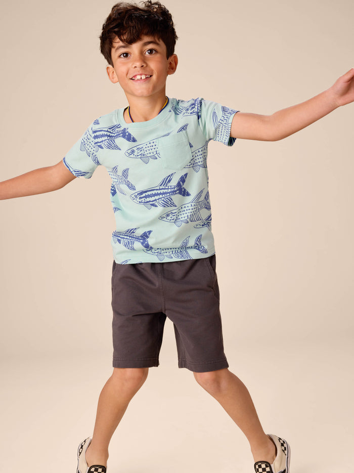 Printed Pocket Tee