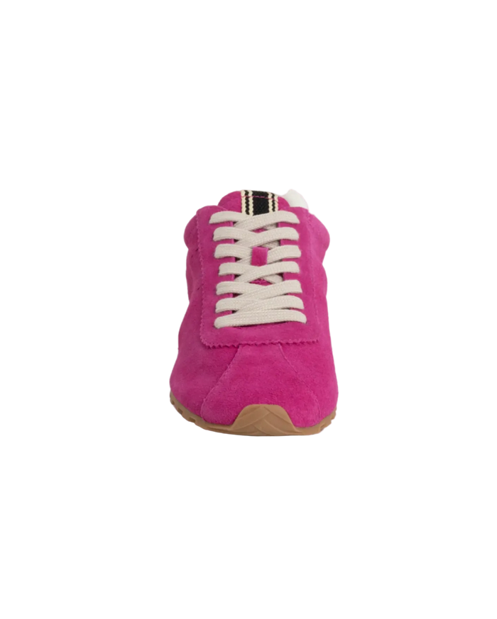 Priscilla Sneaker in Fuchsia Suede