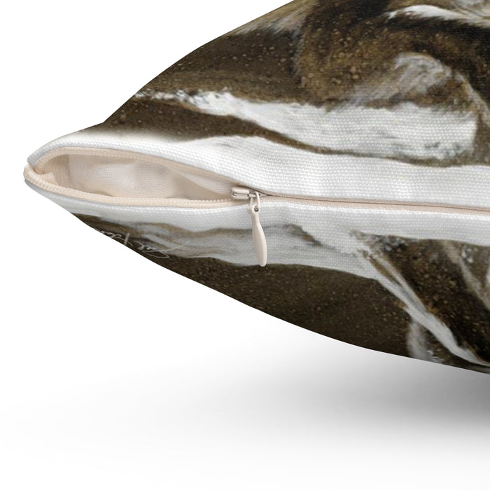 "Prowler" Square Pillow