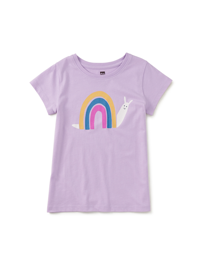 Rainbow Snail Graphic Tee