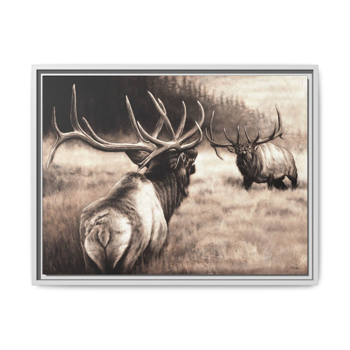 "Ready to Rumble" Framed Canvas