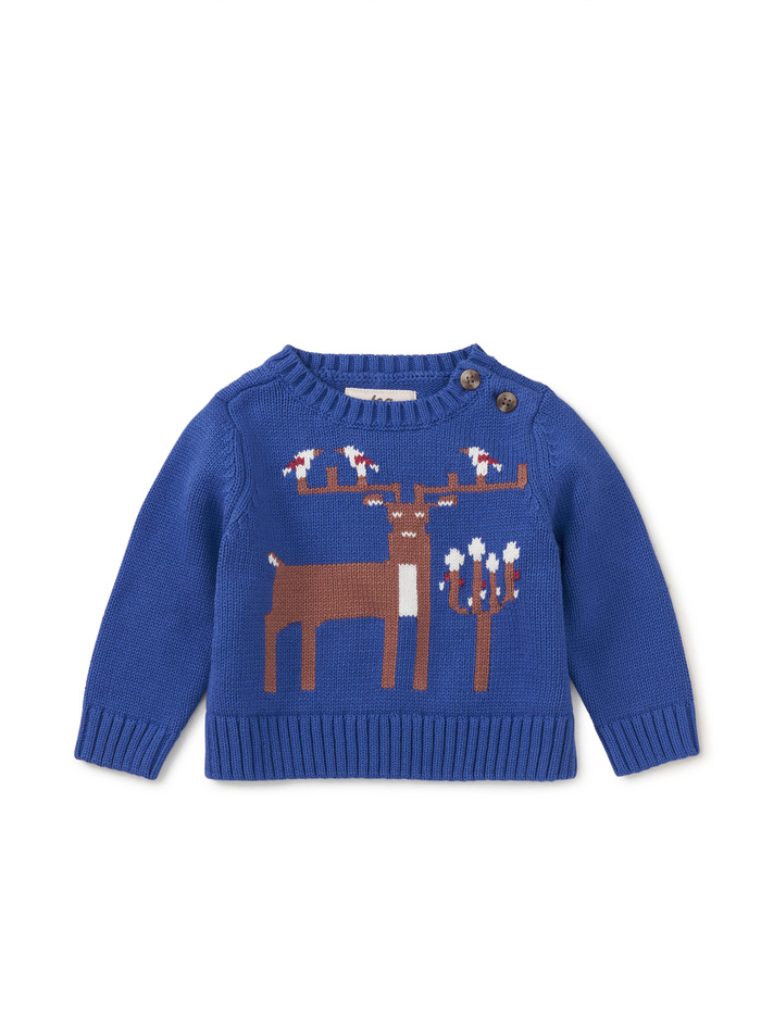 Reindeer Baby Sweater