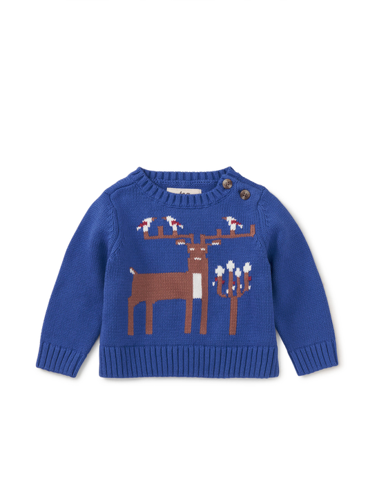 Reindeer Baby Sweater