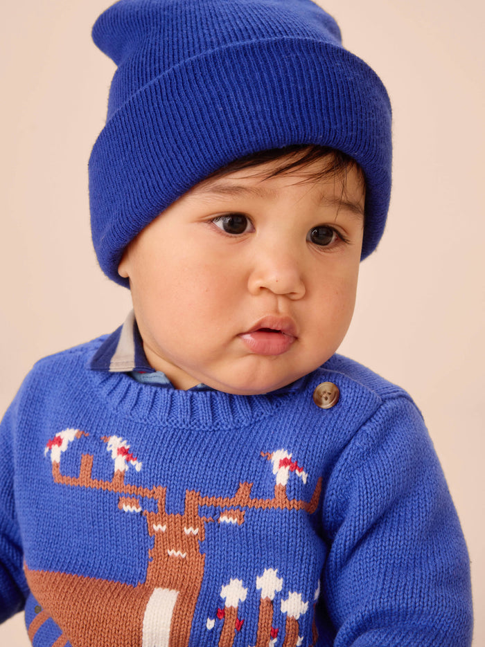 Reindeer Baby Sweater