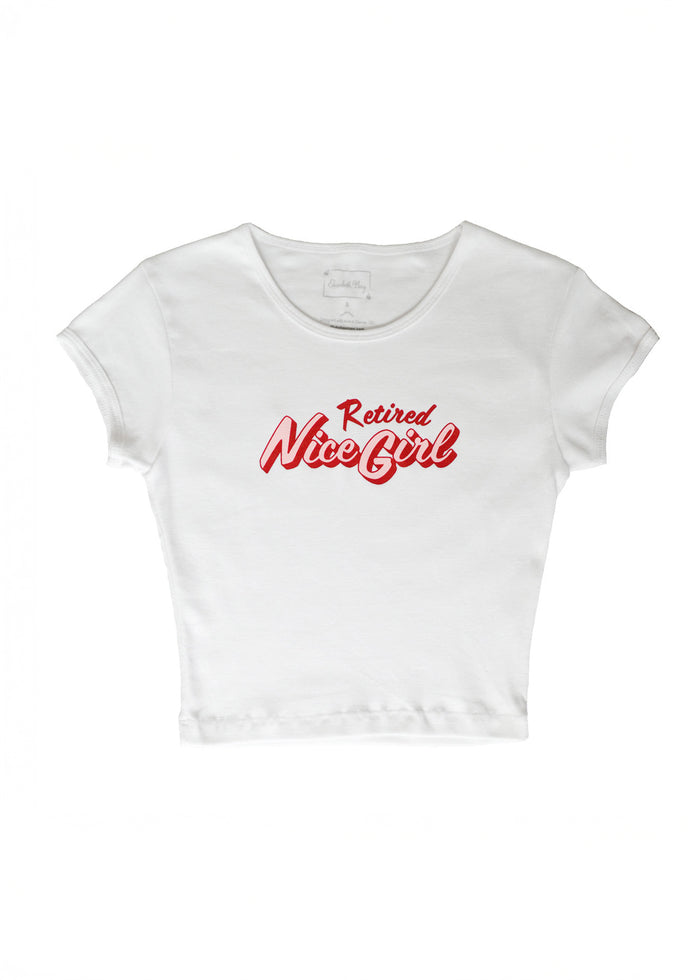 Elizabeth Bay - Retired Nice Girl Baby Tee -