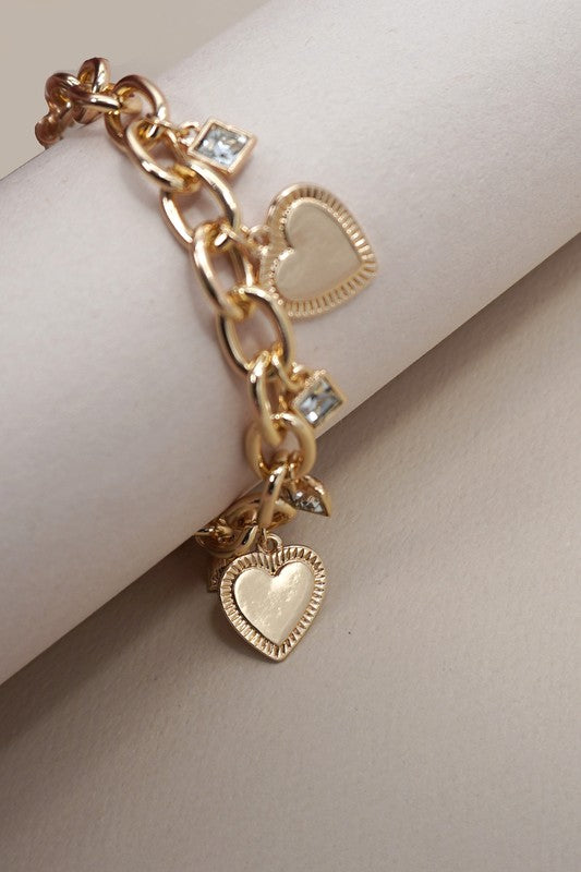 Rhinestone Romance Bracelet