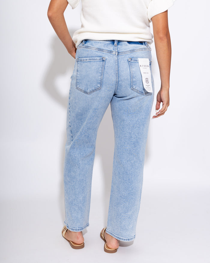 Risen | High Rise Crop Barrel Adjustable Waist Band