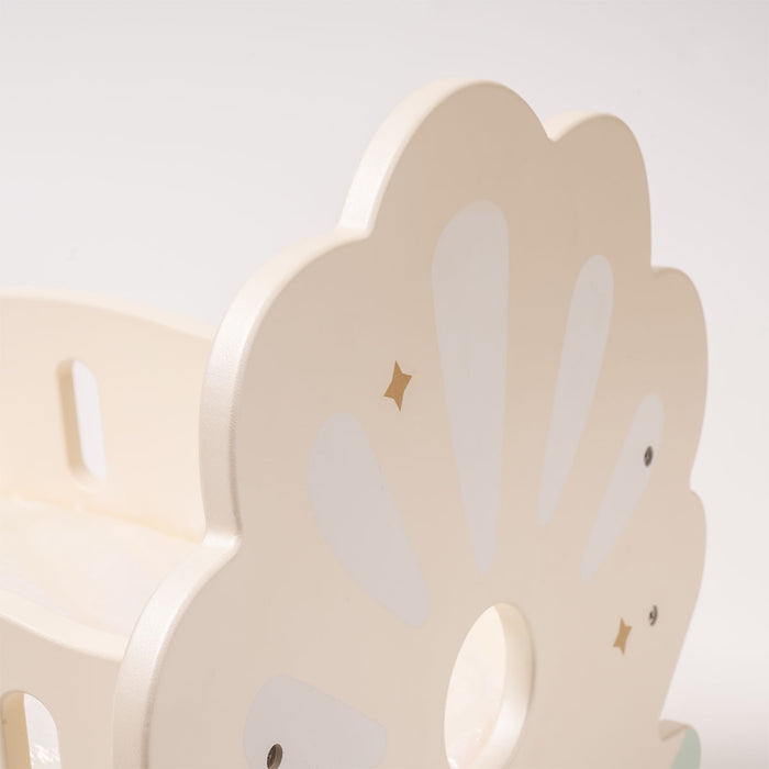 Robud, Wooden Baby Doll Crib, wooden doll furniture, styled scene