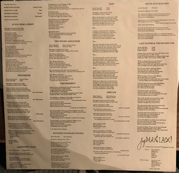 Robyn Hitchcock & The Egyptians - Element Of Light (LP) [US] 1st (Very Good Plus (VG+))