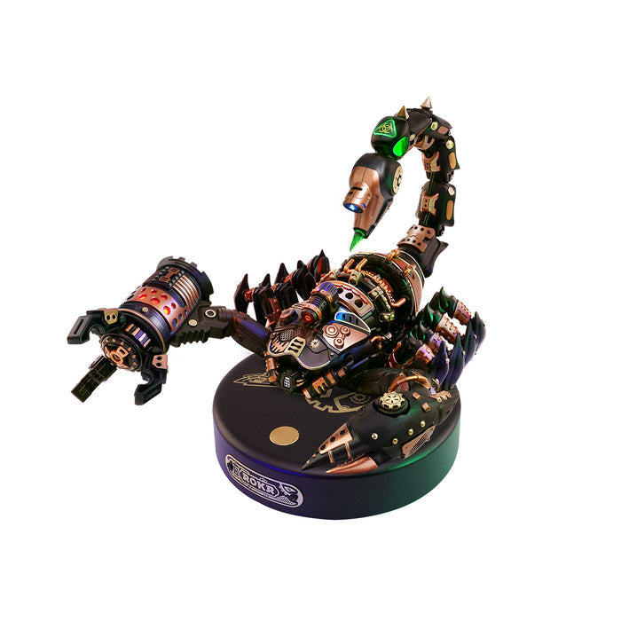 ROKR, Emperor Scorpion Model DIY, MI04, DIY mechanical model kit, front view
