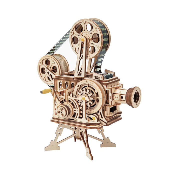 ROKR, Vitascope Movie Projector, LK601, 3D wooden movie projector puzzle, front view